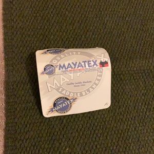 Olive green saddle blanket